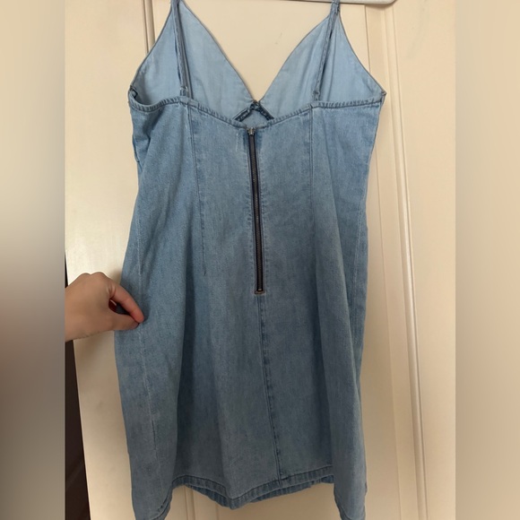 Denim Forum The ‘90s Slip Denim Dress - Picture 3 of 4